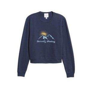EUC Sub_urban Riot Erin & Sara Currently Peaking Sweatshirt Navy XS